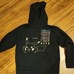 Old Navy Black Pikachu Kids Hoodie